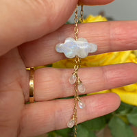 Moonstone Cloud Bracelet, June Birthstone