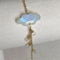 Moonstone Cloud Bracelet, June Birthstone