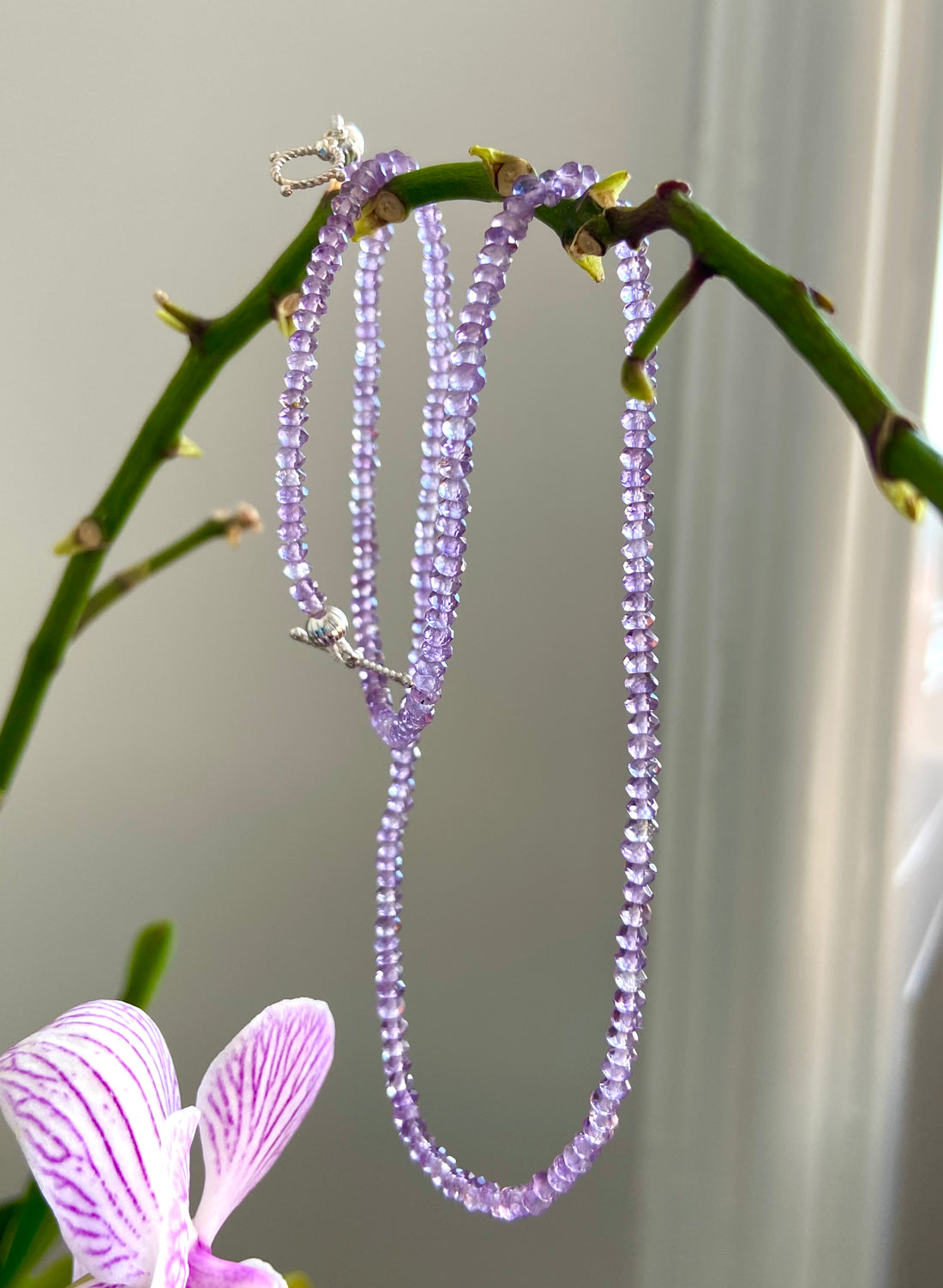 Amethyst Necklace, February Birthstone Necklace
