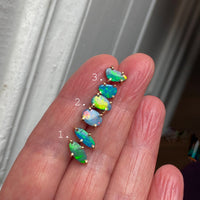 Australian Opal Stud Earrings, October Birthstone Gift