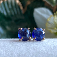 Blue Sapphire Stud Earrings, September Birthstone