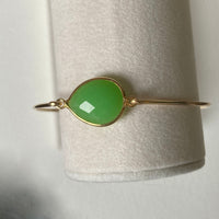 Chrysoprase Chalcedony Bangle Bracelet