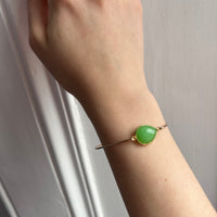 Chrysoprase Chalcedony Bangle Bracelet