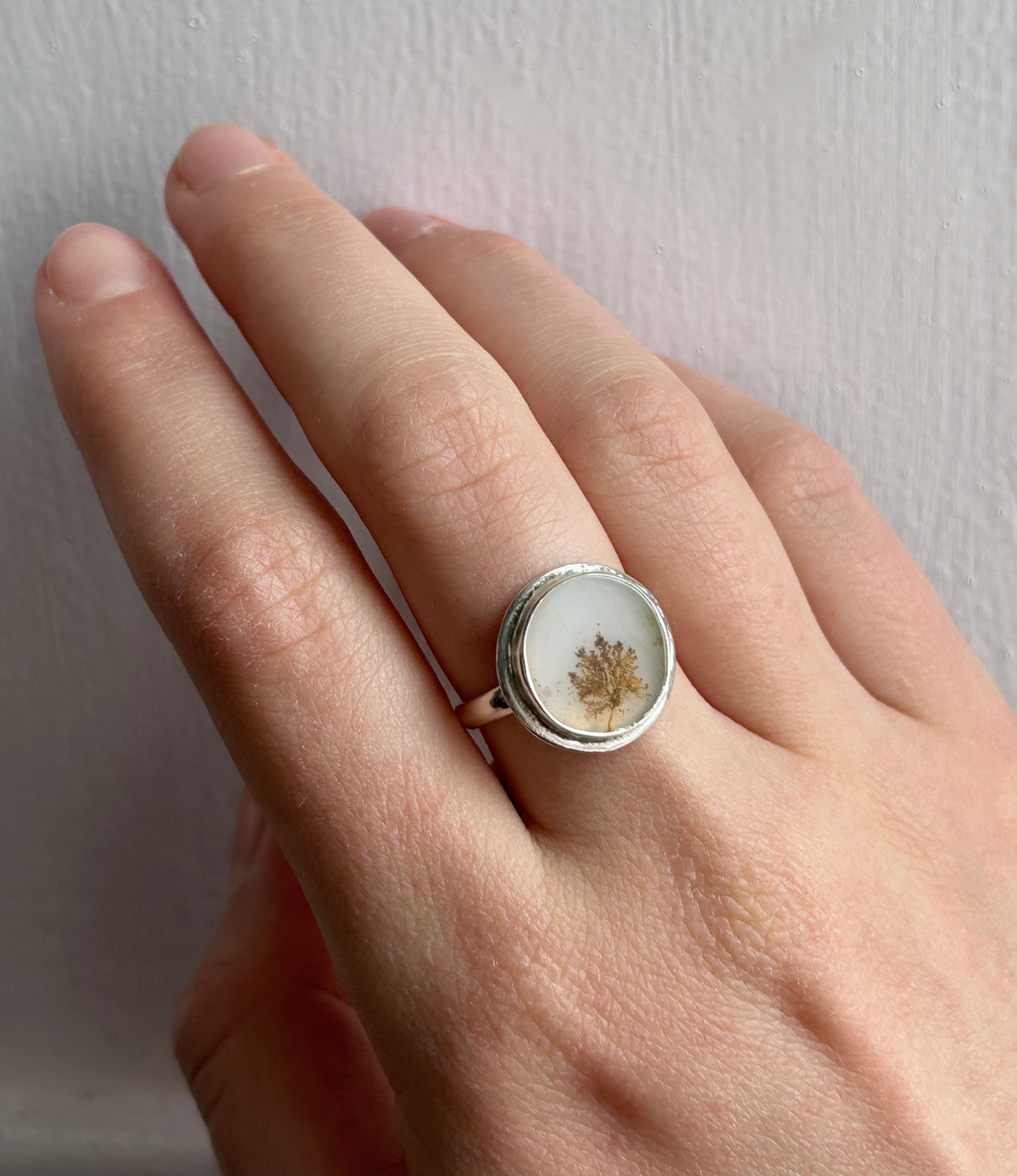 Dendritic Agate Ring