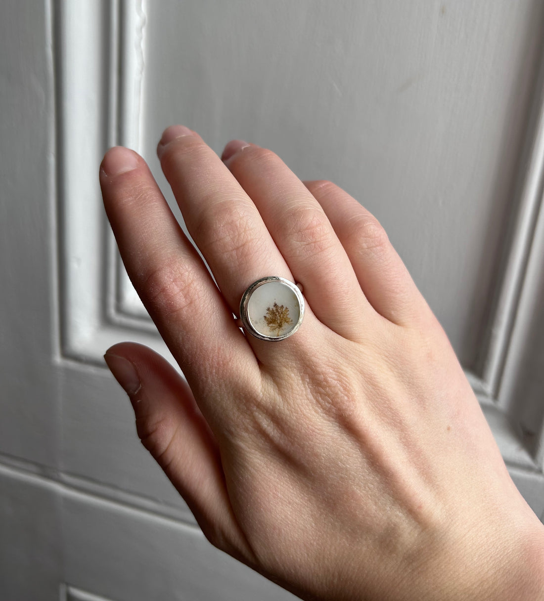 Dendritic Agate Ring