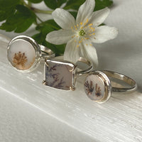 Dendritic Agate Ring
