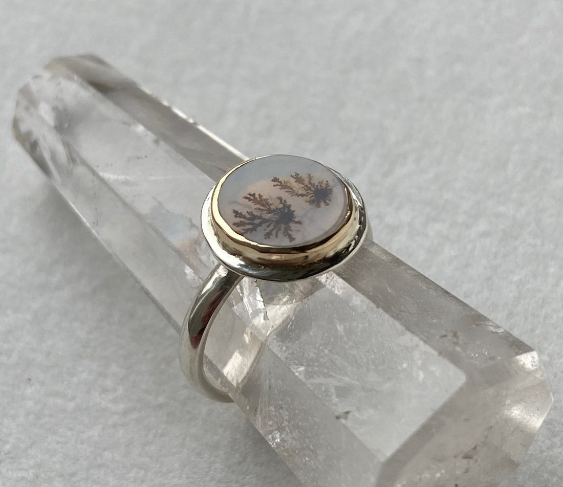 Dendritic Agate Ring
