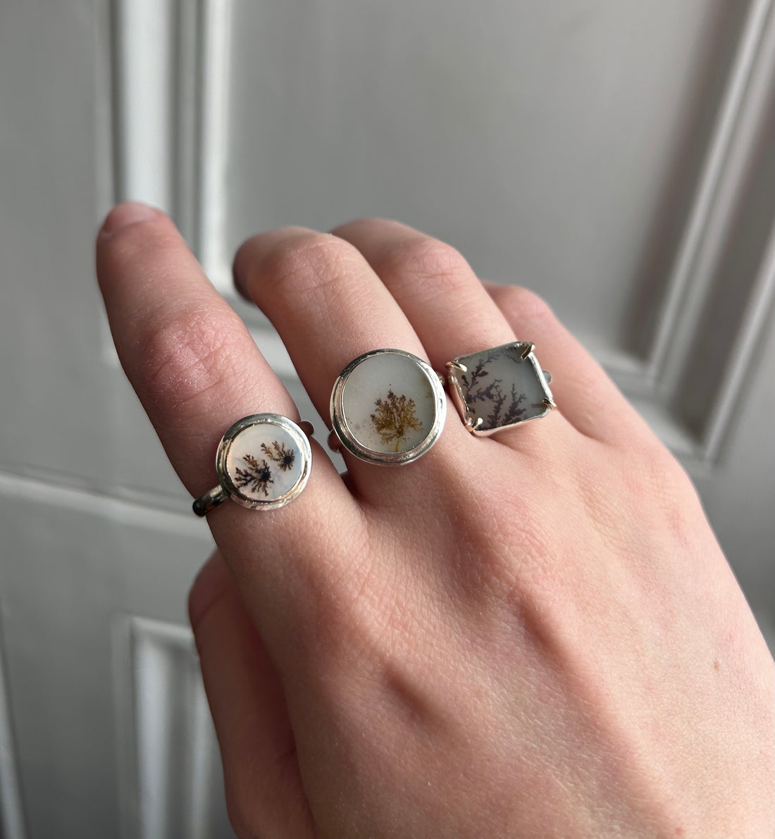 Dendritic Agate Ring