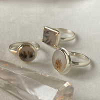 Dendritic Agate Ring