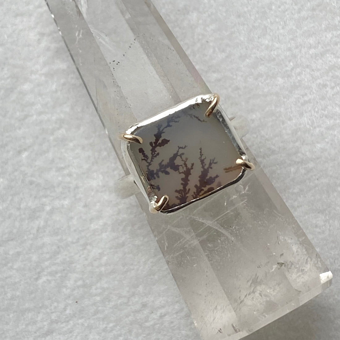 Dendritic Agate Ring