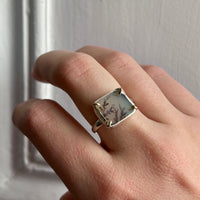 Dendritic Agate Ring