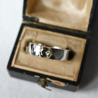 Brown Salt and Pepper Diamond and Mixed Metal Ring, Wedding Ring, Engagement Ring