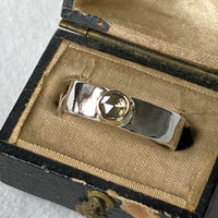 Brown Salt and Pepper Diamond and Mixed Metal Ring, Wedding Ring, Engagement Ring