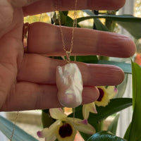 Large Flameball Baroque Pearl Pendant, June Birthstone