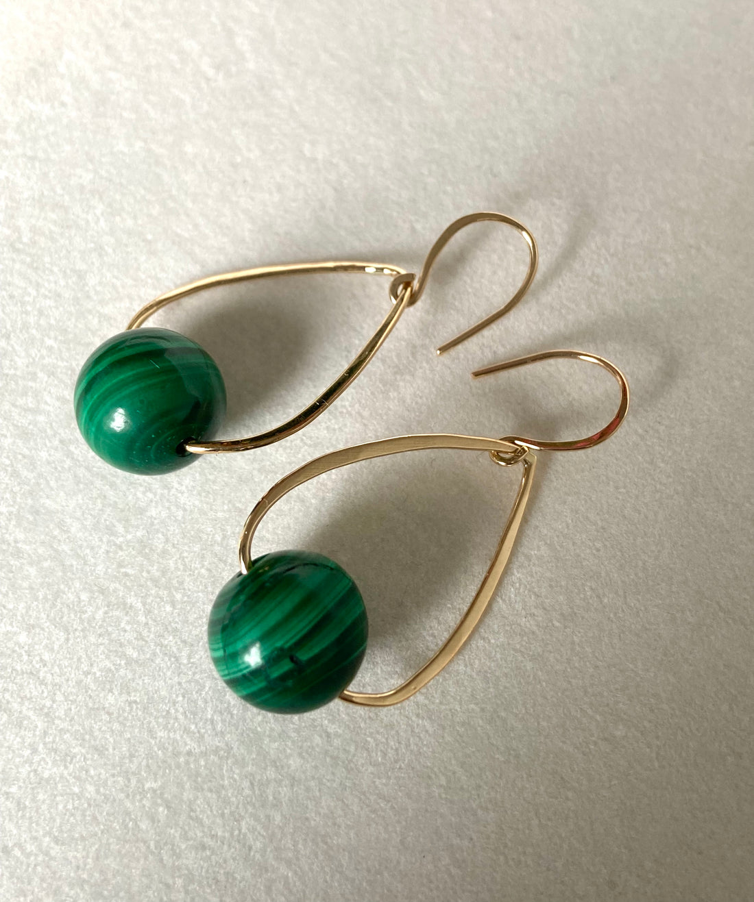 Malachite Earrings