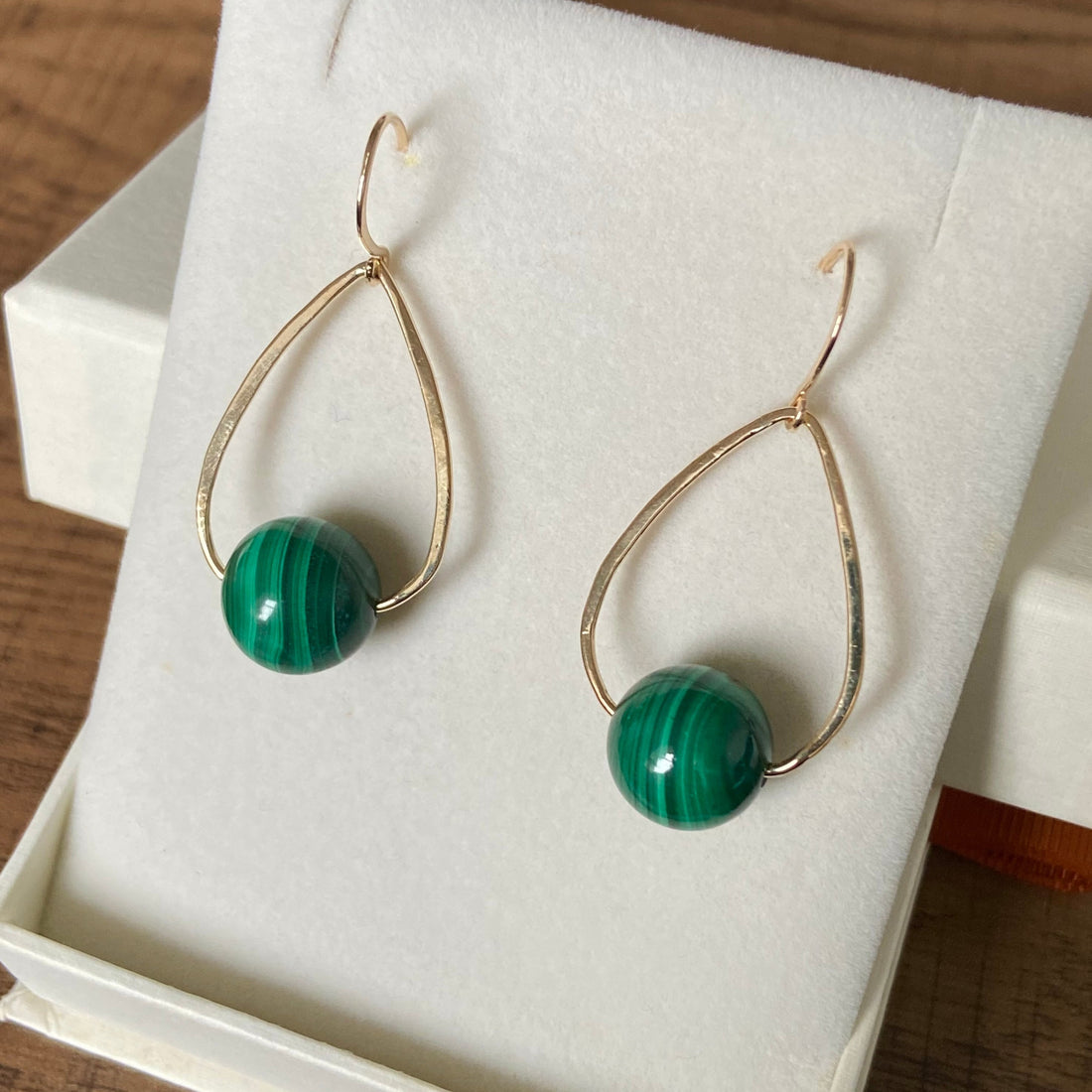 Malachite Earrings