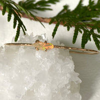Ethiopian Welo Opal Bangle Bracelet, October Birthstone Bracelet
