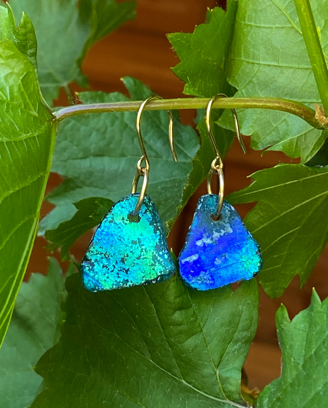 Ancient Roman Glass Earrings