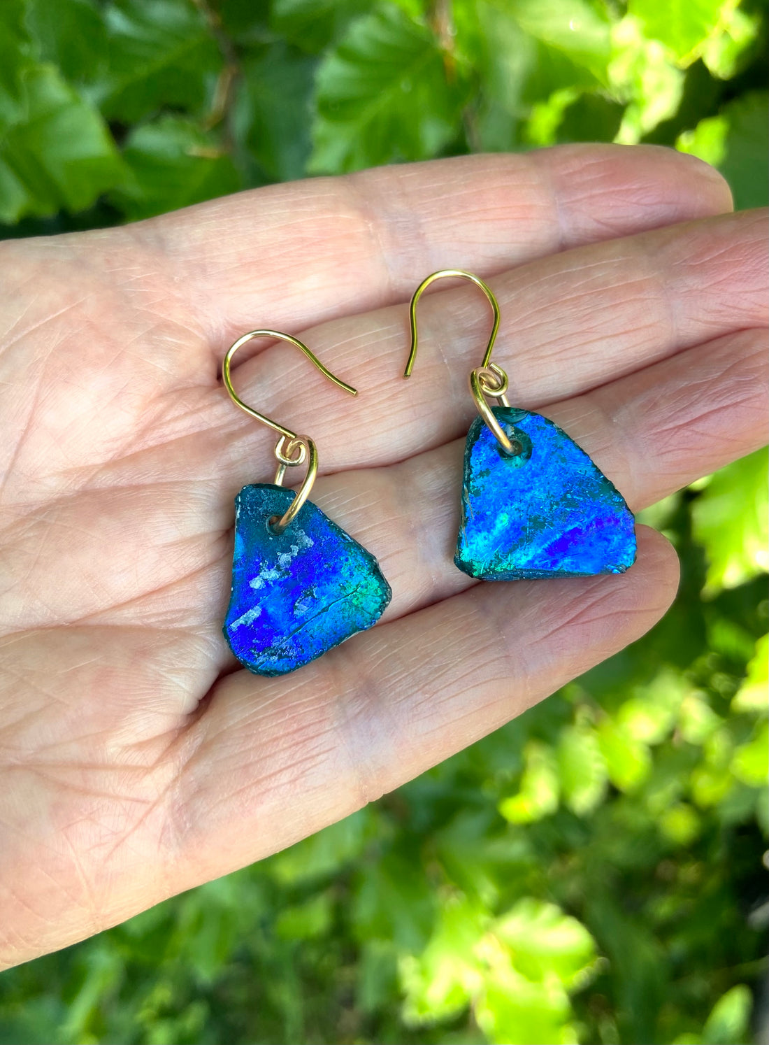 Ancient Roman Glass Earrings