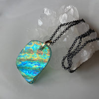 Ancient Roman Glass Pendant Necklace