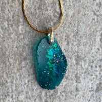 Ancient Roman Glass Pendant Necklace