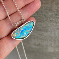 Ancient Roman Glass Pendant Necklace