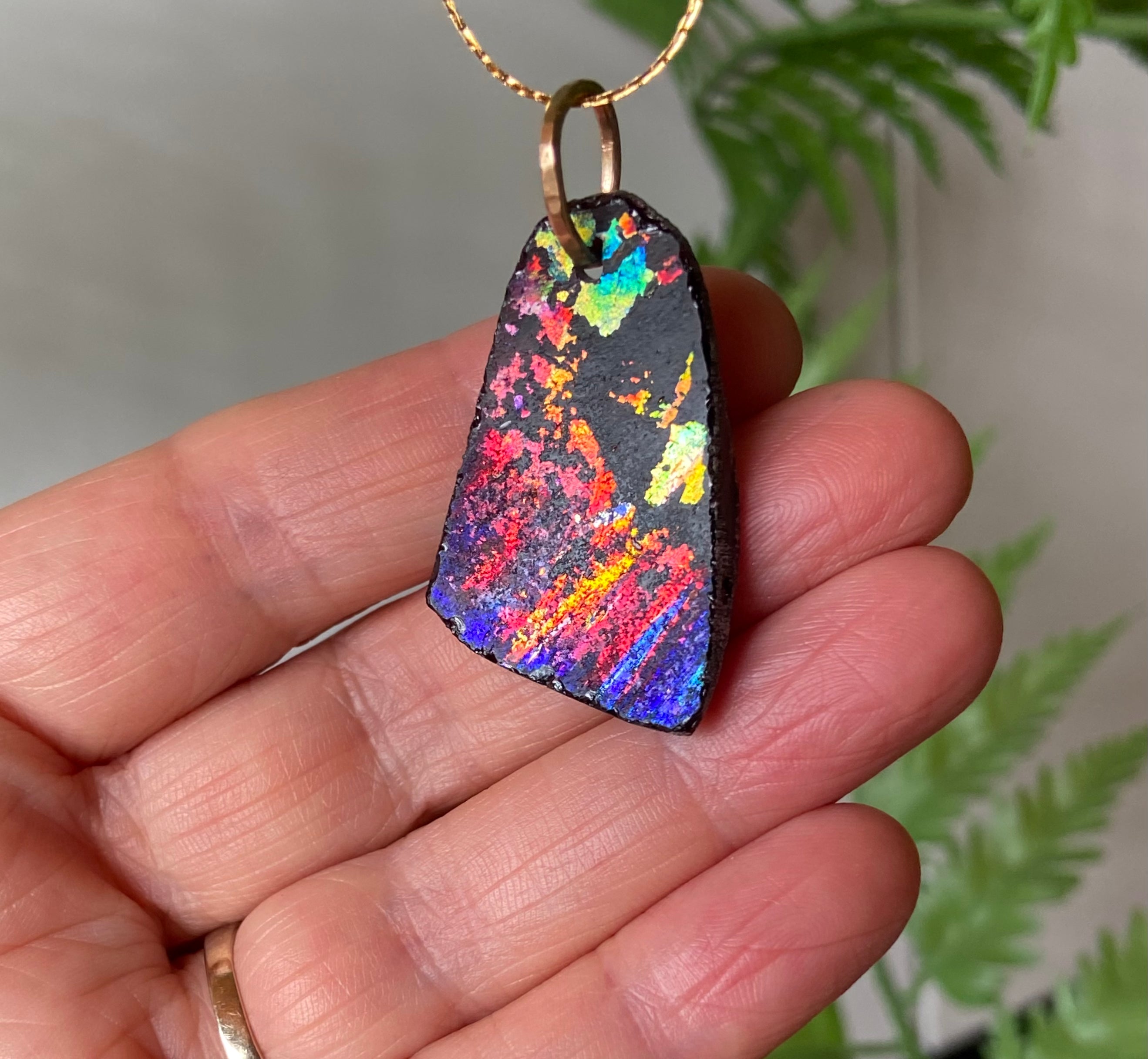 Ancient Roman Glass Pendant Necklace – Cantik