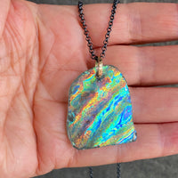 Ancient Roman Glass Pendant Necklace