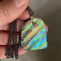 Ancient Roman Glass Pendant Necklace
