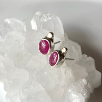 Mozambique Ruby Stud Earrings