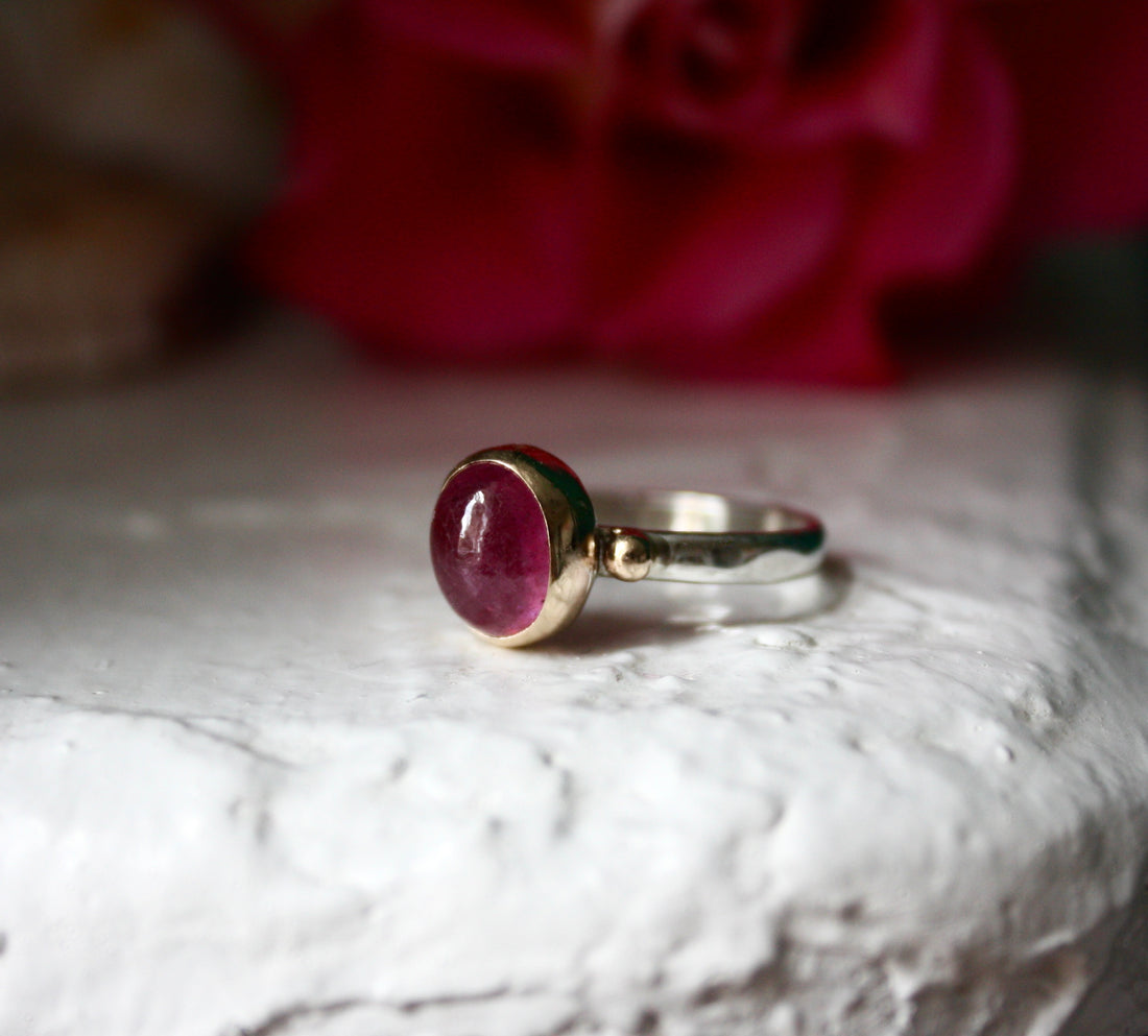 Ruby Ring, July Birthstone Ring, Engagement Wedding Ring