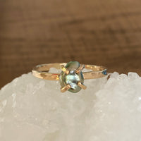 Tahitian Keshi Pearl Ring, June Birthstone Ring