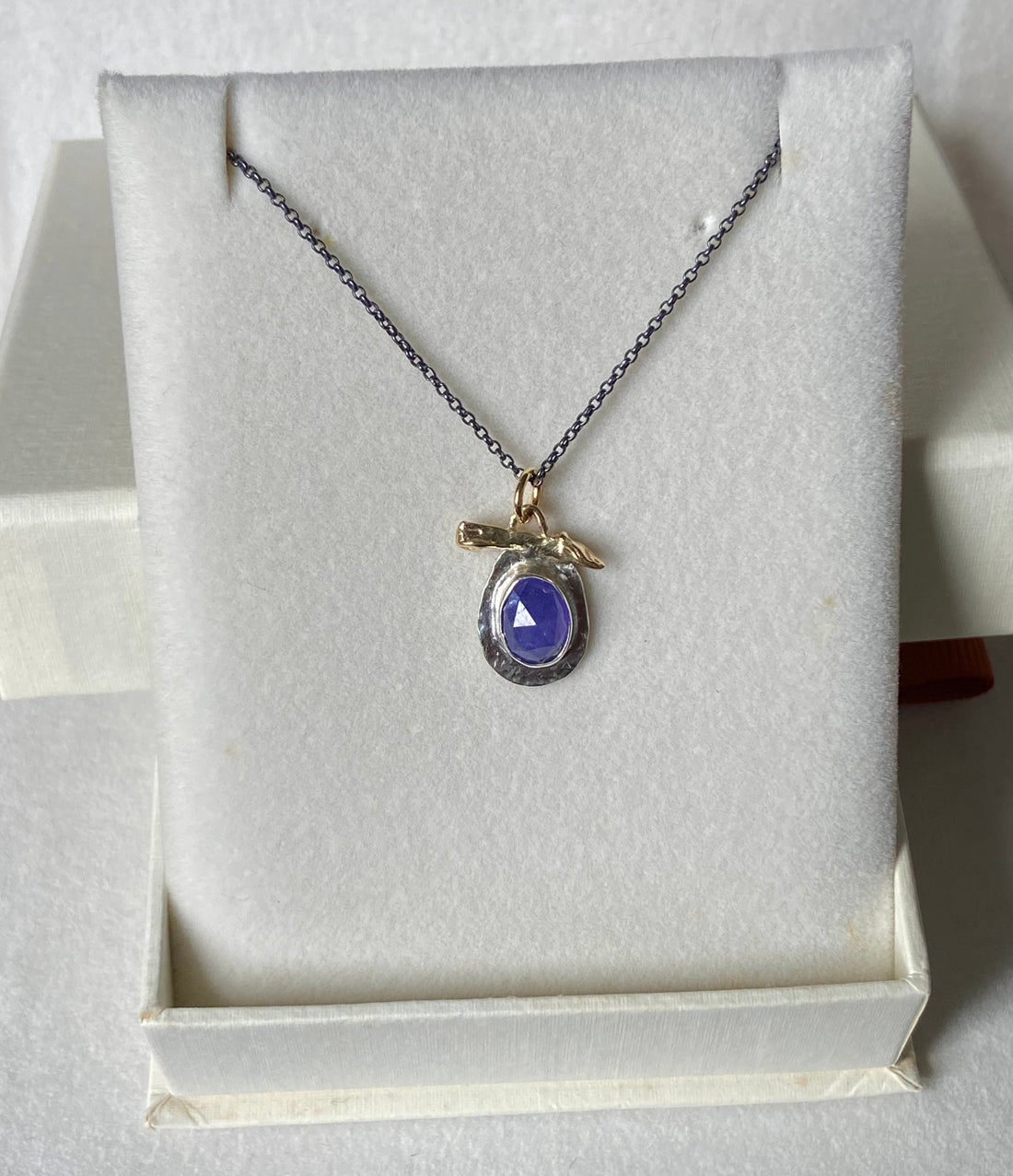 Tanzanite 'Blueberry' Pendant Necklace