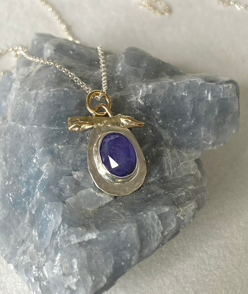 Tanzanite 'Blueberry' Pendant Necklace