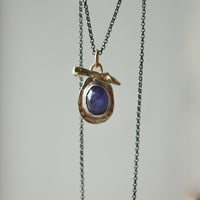 Tanzanite 'Blueberry' Pendant Necklace