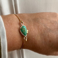 Arizona Turquoise Bangle, December Birthstone Bracelet