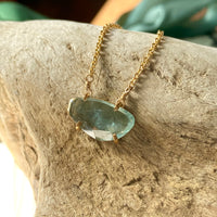Moss Aquamarine Necklace