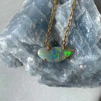 Australian White Opal Necklace