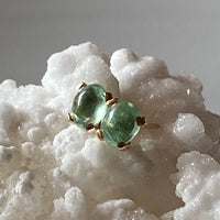 Emerald Stud Earrings, May Birthstone Earrings, Bridesmaid Earrings