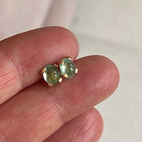 Emerald Stud Earrings, May Birthstone Earrings, Bridesmaid Earrings