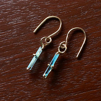 Paraiba Blue Tourmaline Earrings, October Birthstone Earrings, Bridal Earrings