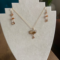Dendritic Agate Pendant Necklace
