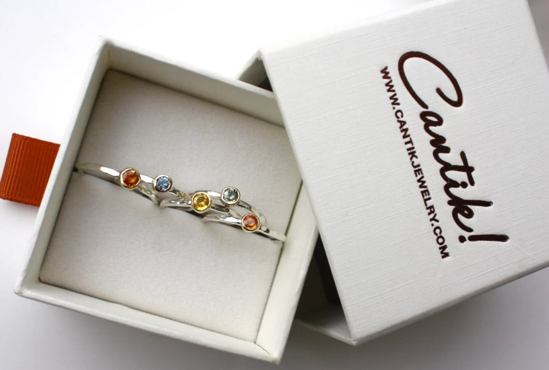 Sapphire Ring, 18k Gold and Sterling Silver, September Birthstone Ring, Engagement Wedding Ring