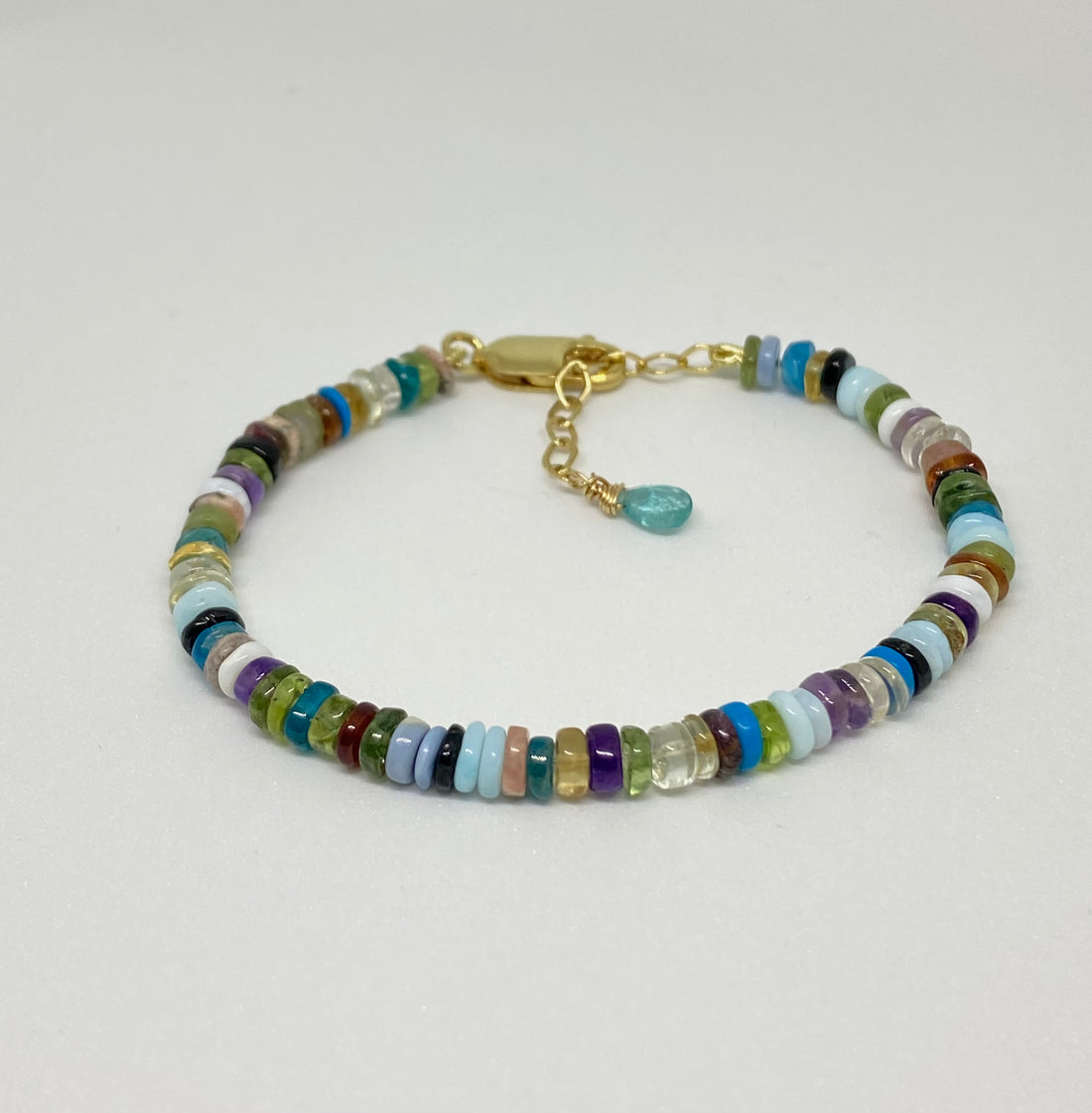 Mixed Natural Gemstones Bracelet