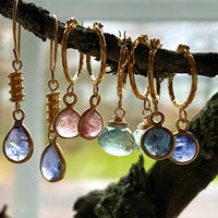 Iolite / Water Sapphire Earrings, September Birthstone Earrings