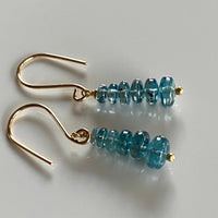 Orissa Teal Blue Kyanite Earrings