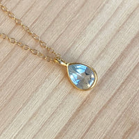 Sky Blue Topaz Pendant Necklace