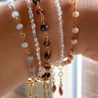 Blue Chalcedony Rosary Bracelet