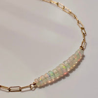 Ethiopian Opal Bar Bracelet