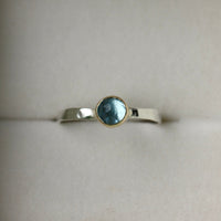 Sky Blue Topaz Ring, November Birthstone Ring